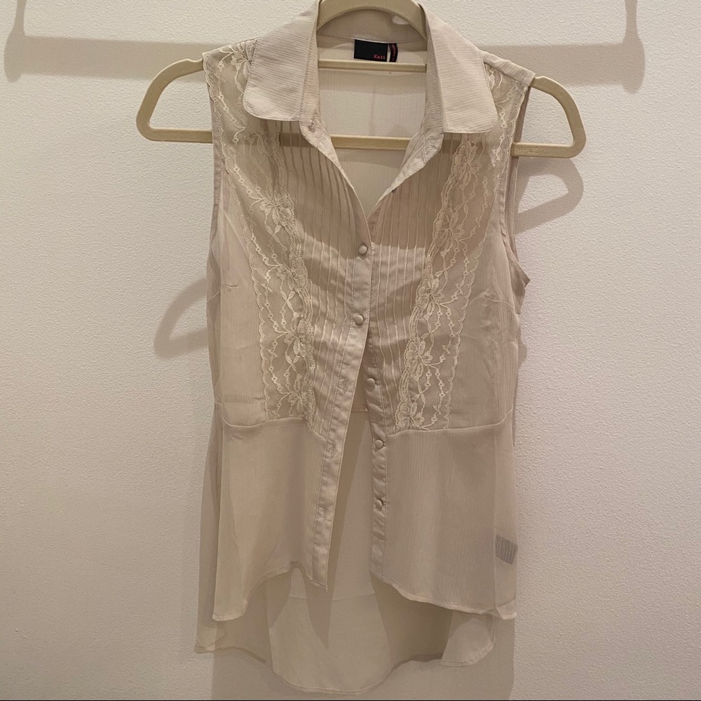 Lace Sheer Blouse